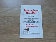 1978 Horse Racing Race Card @