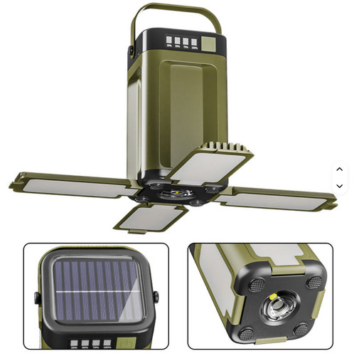 Solar rechargeable camping - solar,