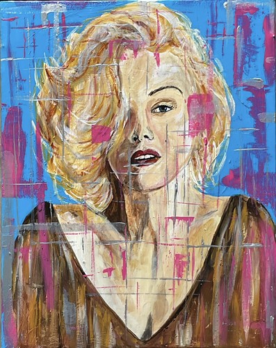 Marilyn monroe painting - monroe,