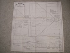 RCME Plans of the Mustard a delta aerobatic model 20 12" wingspan