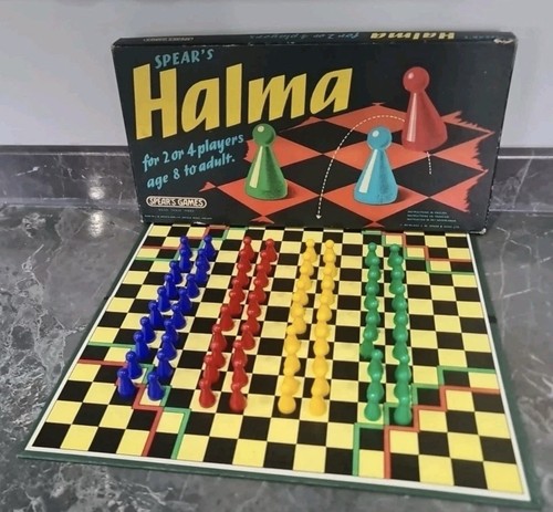 Vintage spear halma board - vintage,