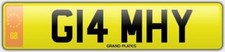 GAMMY NUMBER PLATE GAM