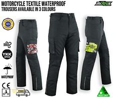 MENS Motorbike Motorcycle Cordura Textile Trousers Waterproof Pants CE Armours