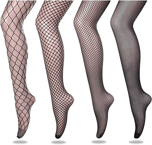 Elastic fishnet tights - elastic,
