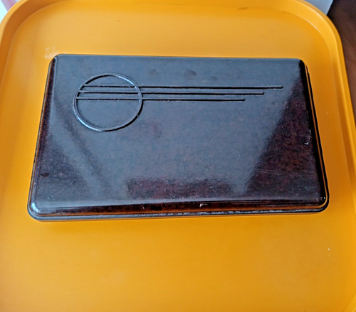Art deco bakelite cigar box - art,