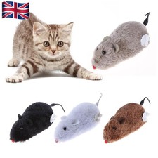 Simulation Motion Plush Mouse Toy Wind Up Toys Cat Dog Playing Toy Clockwork Toy