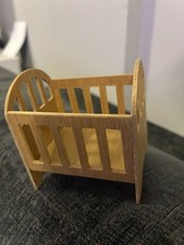 Vintage Dolls House cot 