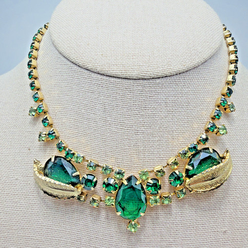 Vintage emerald green - green, glass