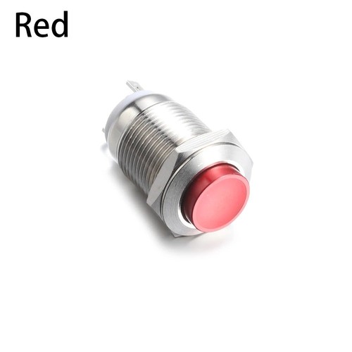 Red momentary push button - red,