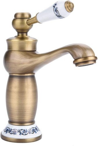 Antique brass ceramic bathroom - brass,