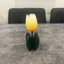 Wooden Single Tulip Bud Flower Cottagecore