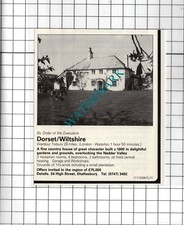 Wardour Tisbury Wiltshire House Sale Advert - 1981 Small Cutting