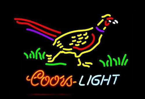 Pheasant light beer - light, neon