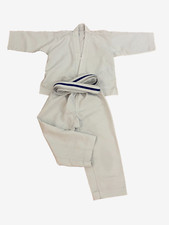 Kids Taekwondo Karate suit Martial art uniform Judo clothes siz 110cm Used white