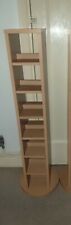 BeechWood Tower Storage.  Adjustable Shelves. Double Sided Excellent Condition. 