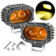2X 4 Inch LED Work Light Combo