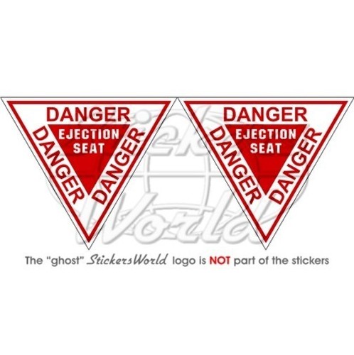 Danger ejection seat aircraft - danger,