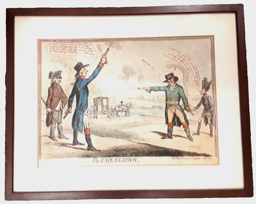 Original 18thc hand - original, coloured