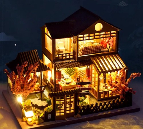 Diy miniature dollhouse kit - diy,
