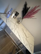 Marble Bar Stool Table Great Condition Used