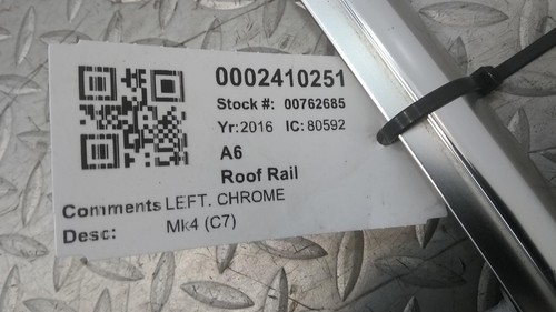 Audi roof rack rail - a6, avant