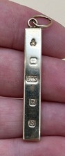 9ct gold ingot - ingot, pendant