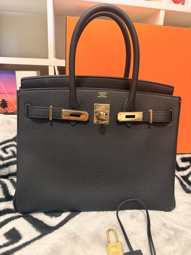 Hermès birkin black togo - hermÈs, 30