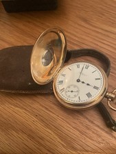 9ct gold antique waltham half - antique,