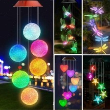 Solar Wind Chimes Lights LED
