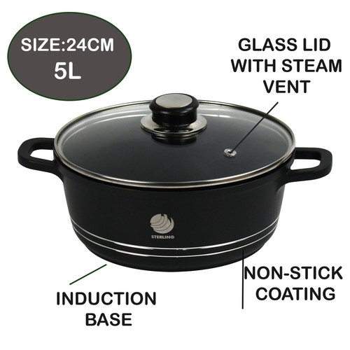 Induction casserole die cast - casserole,