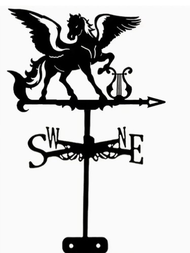 New metal pegasus weathervane - new,