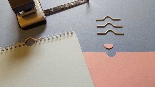 Calendar thumb cut punch - cut,
