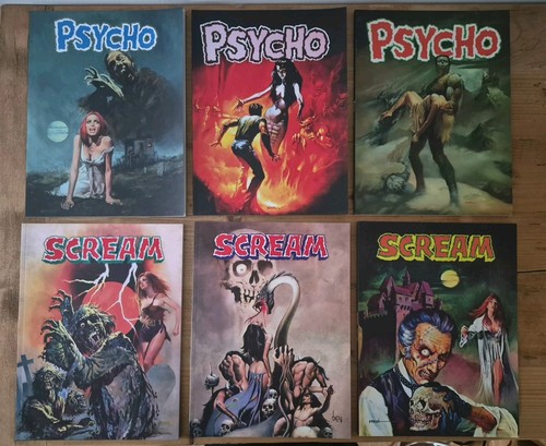 Psycho and scream - and,
