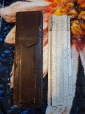 A.W. Faber Castell Slide Rule Made In Germany 67/54 In Original Case