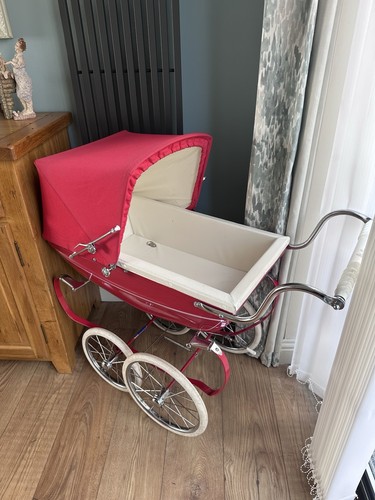 Vintage silver cross pram - cross,