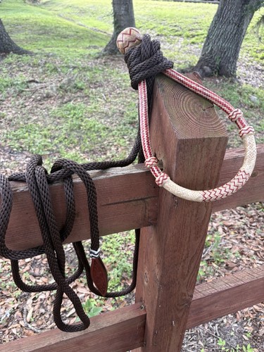 Natural rawhide bosal with - natural,