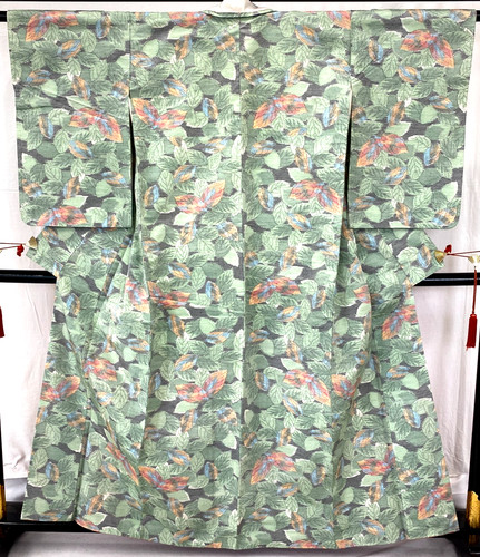 Japanese vintage kimono silk - vintage,
