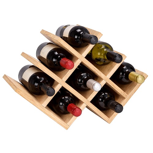 Tier bamboo wine rack 8 - 3-tier,