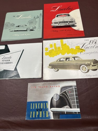 Various lincoln - 50’s, &
