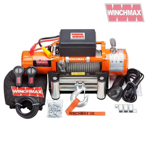 Winchmax 12v steel - steel, rope