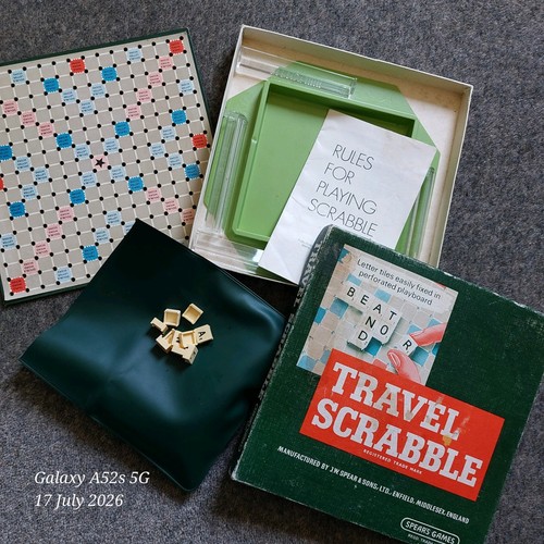Vintage travel scrabble - travel,