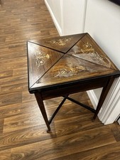 Antique Edwardian Envelope Card Table
