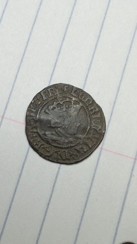 Henry viii half - groat, second