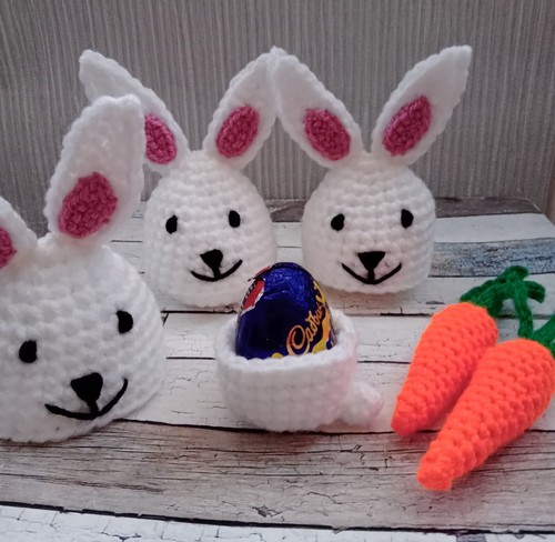 Easter bunny egg cosy - , for
