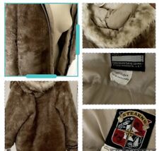 Vintage 80s Stearns Goose Down ALASKAN PLUSH PARKA Size Medium Ladies 12-14