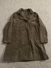 Seasalt Cornwall Nelson Double Breasted Coat Blue Size 14 Pockets Autumn Winter