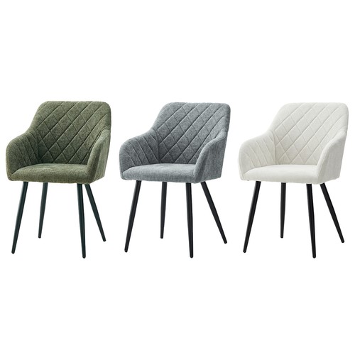 2pcs dining chairs linen - dining,