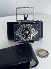 Classic Art Deco 1930s Ensign Midget 55 35mm (E10) Folding Camera, Original Case