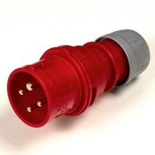 16A, 3ph, 4 Pin Red Commando