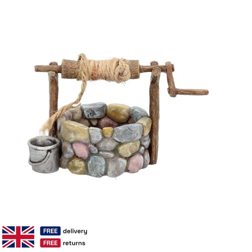 Fairy garden wishing - fairy, well